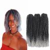 Haolocs 9 Bundles/Lot Marlybob Crochet Hair 8/10/12 Inchs Small Jerry Curl Braid Short Passion Twist Braids Afro Twist Synthetic Hair Kinky Curly Braiding Hair Extensions (T1B/Gray, 8 Inch) view 1
