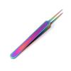 AAPROTOOLS Set of 8 Piece Stainless Steel Multi Rainbow Color Eyelash Extension Tweezers A+ Quality view 3