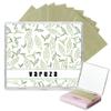 [100 Counts + Mirror Case] Green Tea Natural Oil Blotting Sheets for Face with Mirror Case view 1