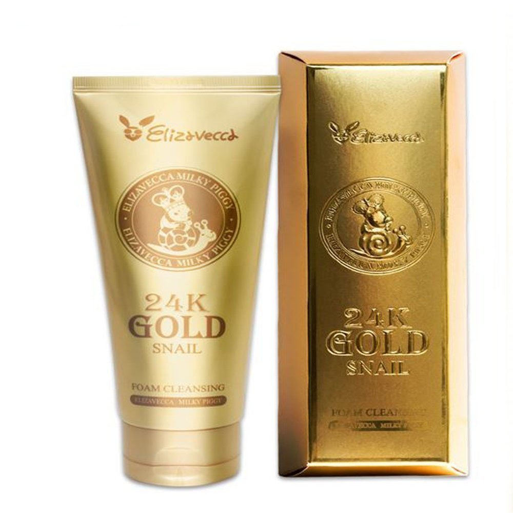 Elizavecca Milky Piggy Gold Snail Foam Cleansing, 6 Ounce