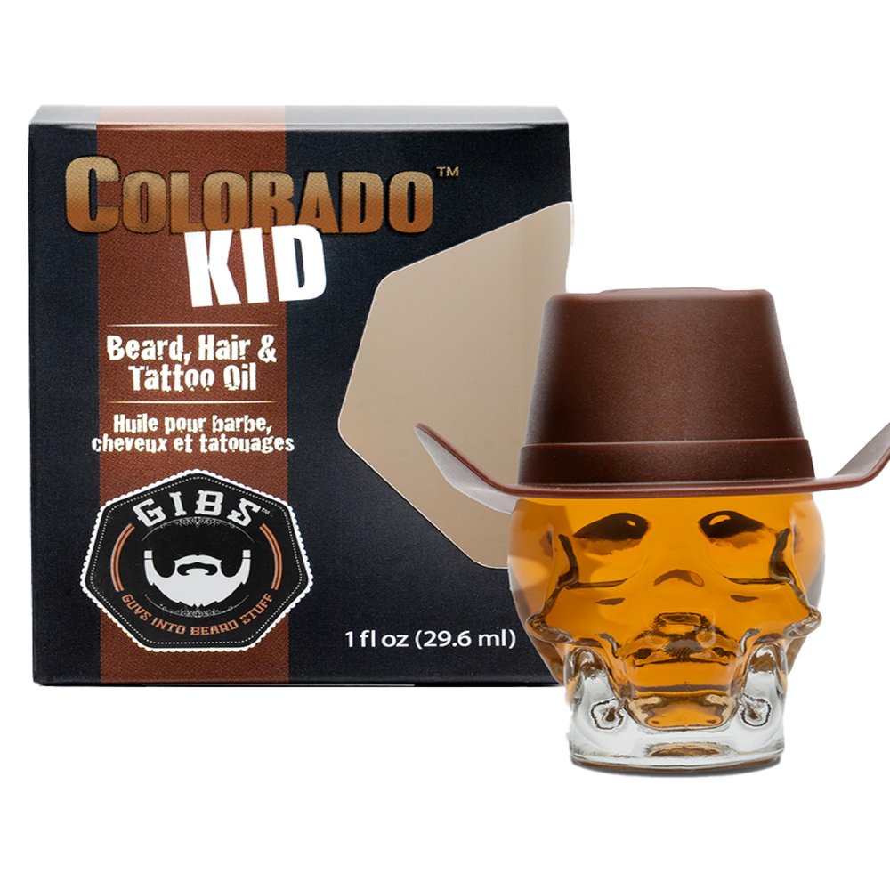 GIBS Grooming Colorado Kid Hair, Beard & Tattoo Oil, 1 Fl Oz