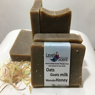 levelscent Oats Goats Milk and Honey luxurious bath soap