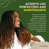 Locsanity Curved Interlocking Tool for Microlocs and Medium Locs Maintenance  Hair Tools for Dreadlocks, Sisterlocks, Interlocks, and Crochet Locks view 2