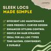 Locsanity Curved Interlocking Tool for Microlocs and Medium Locs Maintenance  Hair Tools for Dreadlocks, Sisterlocks, Interlocks, and Crochet Locks view 3