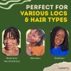 Locsanity Curved Interlocking Tool for Microlocs and Medium Locs Maintenance  Hair Tools for Dreadlocks, Sisterlocks, Interlocks, and Crochet Locks view 4