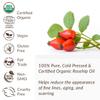 Skin Essence Organics Rosehip Seed Oil - Authentic, Cold-Pressed, & Certified Organic (30ml) view 4