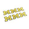 EyeBlack University of Michigan Wolverines Glitter Decal Under Eye Black Perfect for Tailgates, Game Days and Cheering Sport Team - 3 Pairs / 6 Decals view 1