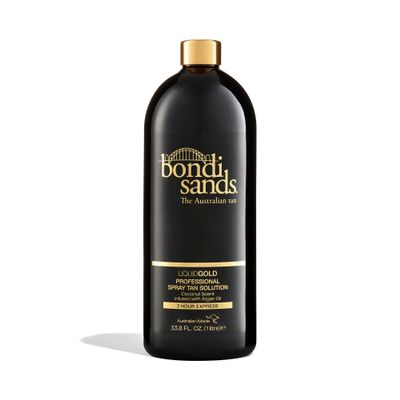 Bondi Sands Professional Self Tan Solution | Fast-Drying Salon Quality Formula with Aloe Vera, Vegan + Cruelty Free, Coconut Scent | 35.2 Oz/1 Liter