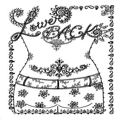Lower Back Tattoo Design Book, Inspiration Guide, and Adult Coloring Book. 100s of Intricate High-Res Henna Body Ink Artwork Sketches by Professional Artists to Trace, Stencil or Freehand