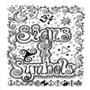 Signs & Symbols Tattoo Design Book, Inspiration Guide, and Adult Coloring Book. 100s of Intricate High-Res Henna Body Ink Artwork Sketches by Professional Artists to Trace, Stencil or Freehand view 1