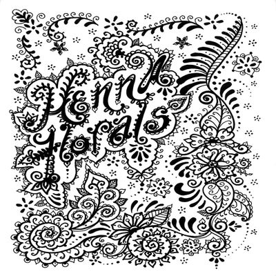 Henna Florals Tattoo Design Book, Inspiration Guide, and Adult Coloring Book. 100s of Intricate High-Res Henna Body Ink Artwork Sketches by Professional Artists to Trace, Stencil or Freehand