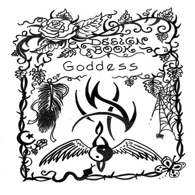 Goddess Tattoo Design Book, Inspiration Guide, and Adult Coloring Book. 100s of Intricate High-Res Henna Body Ink Artwork Sketches by Professional Artists to Trace, Stencil or Freehand