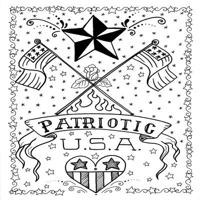 Patriotic Tattoo Design Book, Inspiration Guide, and Adult Coloring Book. 100s of Intricate High-Res Henna Body Ink Artwork Sketches by Professional Artists to Trace, Stencil or Freehand