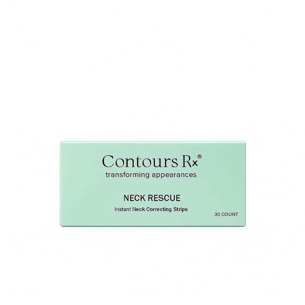 Neck Rescue Instant Correcting Strips  Invisible Lift Tape for Turkey Neck, Sagging Skin, and Wrinkles | Face & NeckTape Lifting for a Smooth, Tight Neckline  Long-Lasting Hold, 30 Count