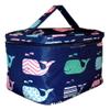 101 BEACH Fashion Print Soft Case Cosmetic Bag Can be Personalized or Monogrammed (Navy Whale) view 2