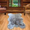 Bear Skin Shape Area Rug - Carpet - Black Shag Faux Fur - Fur Accents USA (4'x6', Black) view 2