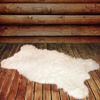 Bear Skin Shape Area Rug - Carpet - Black Shag Faux Fur - Fur Accents USA (4'x6', Black) view 4