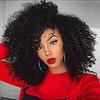 Afro Kinky Curly Human Hair Lace Front Wig 180% Density Full Lace 100% Brazilian Hair Wigs For Black Women (14 Inch, lace frontal wig) view 1