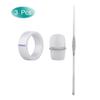 CHICTRY 3Pcs Professional Stainless Steel Ingrown Nail Correction Kit Toes Care Treatment Tools Crochet Hook Sticker Wire Pedicure Silver and Nature 8 view 1