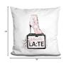LiLiPi Fashionably Late Decorative Accent Throw Pillow view 2