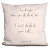 LiLiPi I Don't Care Decorative Accent Throw Pillow view 1