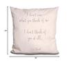 LiLiPi I Don't Care Decorative Accent Throw Pillow view 2
