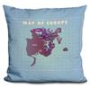 LiLiPi Upside Down Europe Decorative Accent Throw Pillow view 1