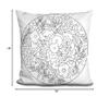 LiLiPi Flower Circle Decorative Accent Throw Pillow view 2