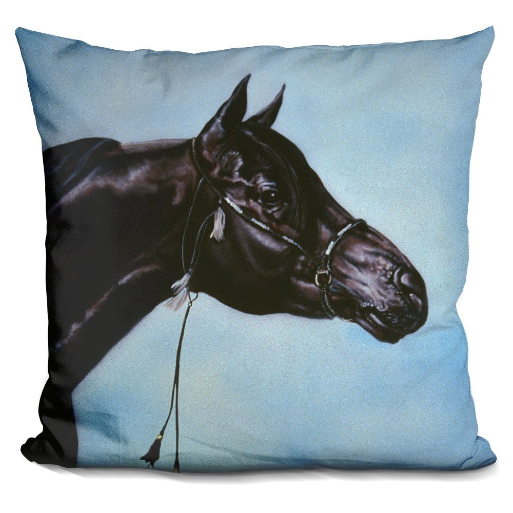 LiLiPi Black Arabian Decorative Accent Throw Pillow