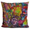 LiLiPi Mardi Gras Lady 6152 Decorative Accent Throw Pillow view 1