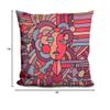 LiLiPi Pop-Art-Deco-Face-116 Decorative Accent Throw Pillow view 2
