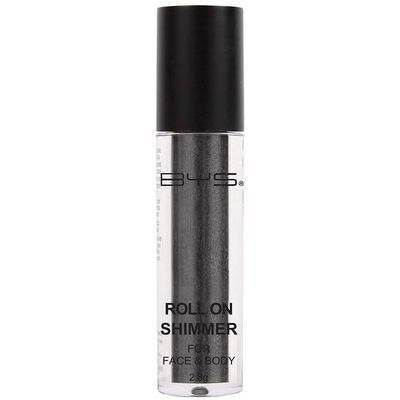 BYS Face and Body Roll On Glitter Shimmer Carbon Black