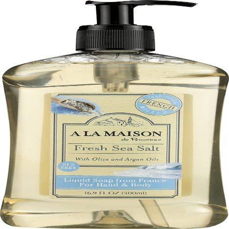 A La Maison, Soap Liquid French Sea Salt, 16.9 Fl Oz