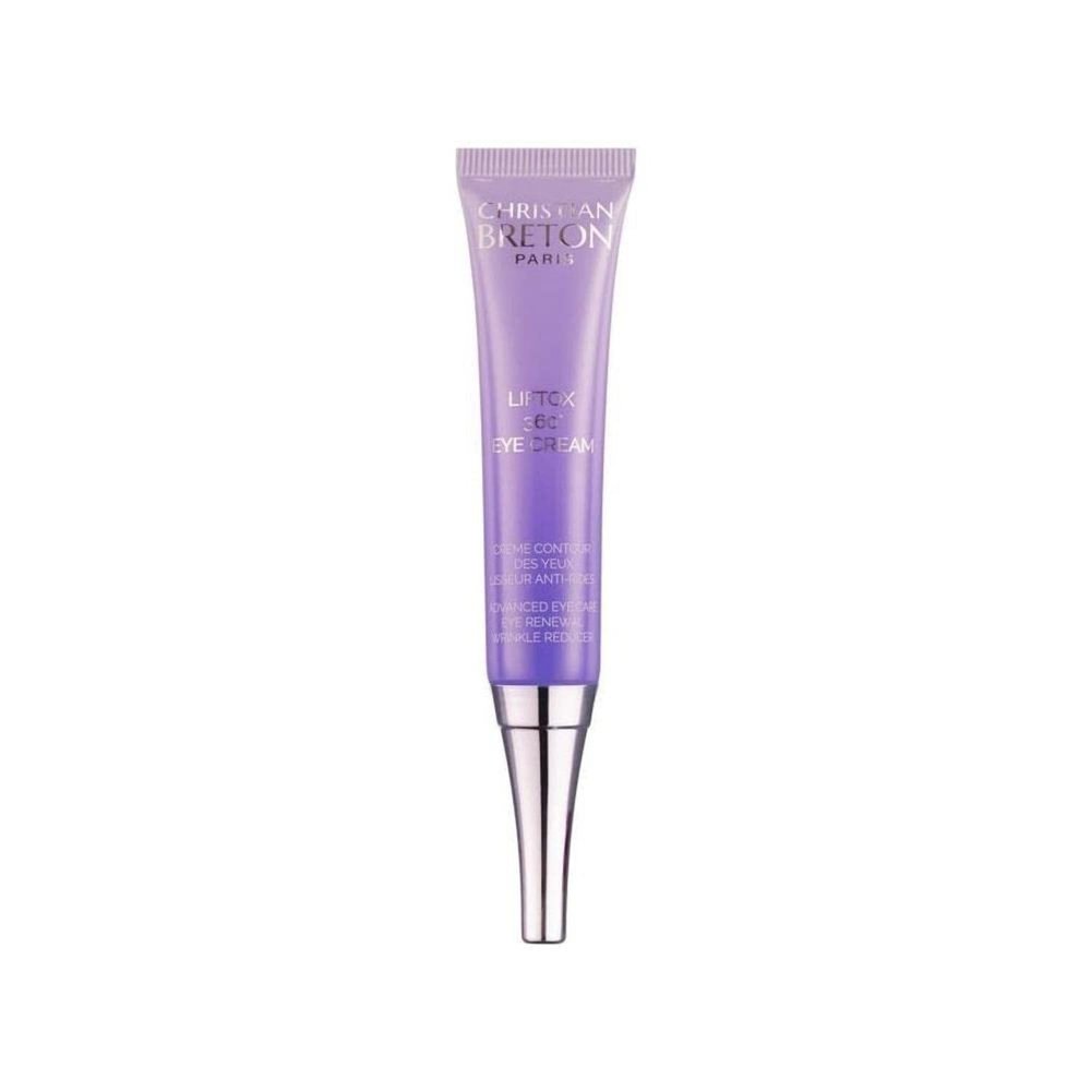Christian BRETON Liftox 360 Eye Cream - Lifting & Firming Under Eye Cream for Hydration & Smoothing - Shea Butter & Grapeseed Oil - Ophthalmologist Tested, Made in France - 15 ml / 0.45 oz