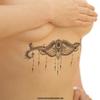 5 x TypB Underboob Tattoo - Black Sexy Under Breast Tattoo - Sternum Mandala - No China! (5) view 1