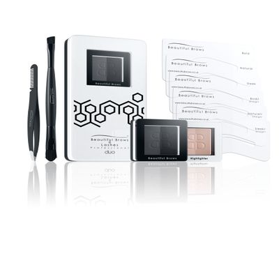 BEAUTIFUL BROWS DUO EYEBROW KIT (Slate- Black)