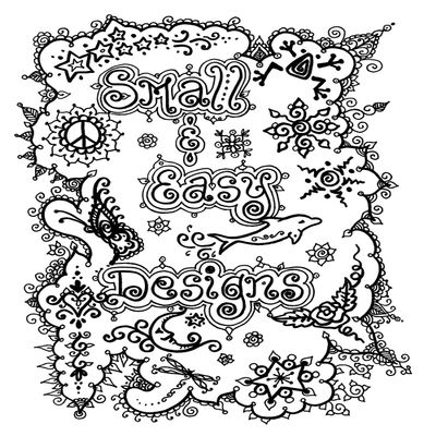 Small & Easy Tattoo Design Book, Inspiration Guide, and Adult Coloring Book. 100s of Intricate High-Res Henna Body Ink Artwork Sketches by Professional Artists to Trace, Stencil or Freehand