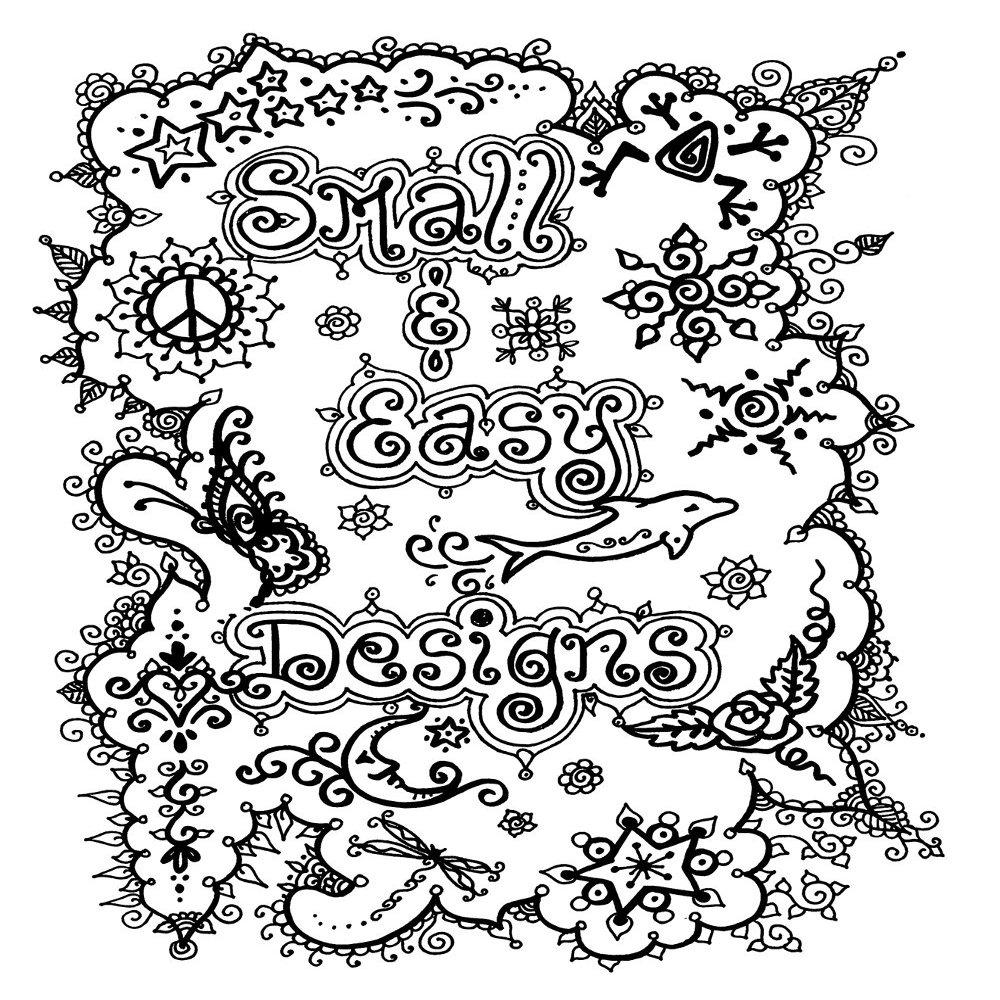 Small & Easy Tattoo Design Book, Inspiration Guide, and Adult Coloring Book. 100s of Intricate High-Res Henna Body Ink Artwork Sketches by Professional Artists to Trace, Stencil or Freehand