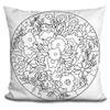 LiLiPi Flower Circle 216 Decorative Accent Throw Pillow view 1