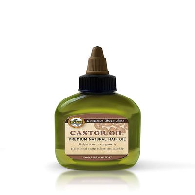 Difeel Mega Care Castor Oil 2.5 ounce - Natural Castor Oil for Hair Growth