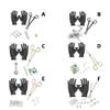 EG GIFTS Starter Piercing Kit 14G 16G 18G Body Jewelry Forceps Needles (E Lip,Nose,Labret Kit) view 1