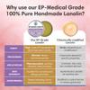 ProSeed Handmade Lanolin Cream with Lavender & Vitamin E  Nursing Balm for Breastfeeding, Baby Care & Dry Skin  Gentle Moisturizer for Hands, Face, Pets  Soothes Diaper Rash & Windburn  1.5oz view 4