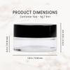100 Jars - Beauticom High-Graded 5 Grams/5 mL BPA Free Thick Clear Acrylic 100% NO LEAK Plastic Jars empty Container Black Lid for Cosmetic, Lip Balm, Beads, Creams, Lotion, Liquids, Sample, Travel view 4