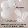 OGX Nourishing + Coconut Milk Sulfate Free Shampoo and Conditioner Set, Hydrates & Softens Hair, Lipi Pro Shield Technology, Creamy Coconut Milk White Peach & Shea Butter Scent, 2 Items, 2 x 13 fl oz view 4