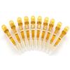 10pcs/set Multicolor Croc Alligator Clips - Transparent Plastic Hair Styling Sectioning Barrettes Professional Non Slip Salon DIY Accessories Hairpins (10pcs-Gold) view 1