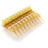 10pcs/set Multicolor Croc Alligator Clips - Transparent Plastic Hair Styling Sectioning Barrettes Professional Non Slip Salon DIY Accessories Hairpins (10pcs-Gold) view 2