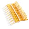 10pcs/set Multicolor Croc Alligator Clips - Transparent Plastic Hair Styling Sectioning Barrettes Professional Non Slip Salon DIY Accessories Hairpins (10pcs-Gold) view 3