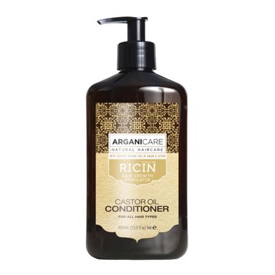 Arganicare | Castor Range | RECONSTRUCTIVE CONDITIONER | Castor | Promotes Growth & Stimulates Growth | Ultra-Nourishing | High Hydration | All hair types | 13.53 fl oz
