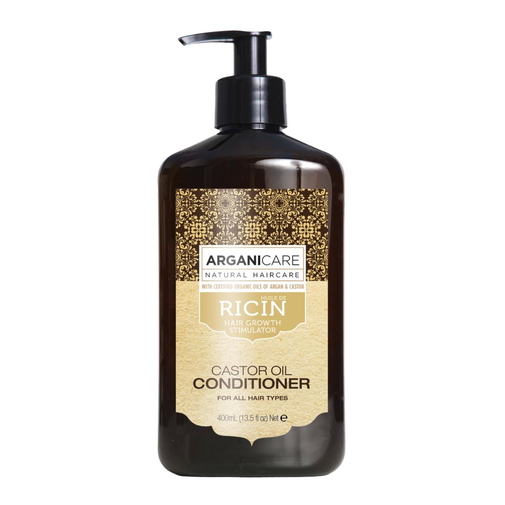 Arganicare | Castor Range | RECONSTRUCTIVE CONDITIONER | Castor | Promotes Growth & Stimulates Growth | Ultra-Nourishing | High Hydration | All hair types | 13.53 fl oz