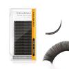 NAGARAKU Double Tips Flat Ellipse Eyelash Extensions Supplies 0.20 C curl 12mm Natural Charcoal Color Faux Mink Super Soft Split Tips Lash Individual Lashes view 1